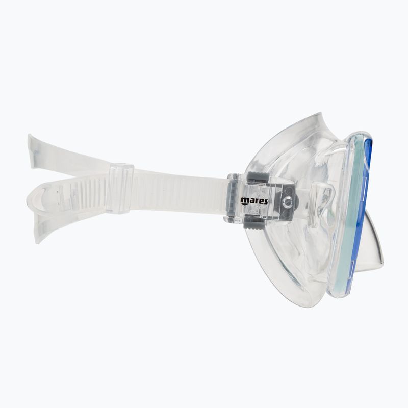 Mares Zephir JR blau/klar Kinderschnorchelmaske 3