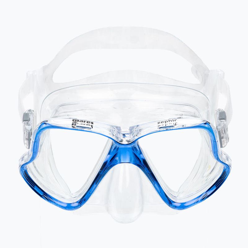 Mares Zephir Tauchset Maske + Schnorchel blau/farblos 411769 3