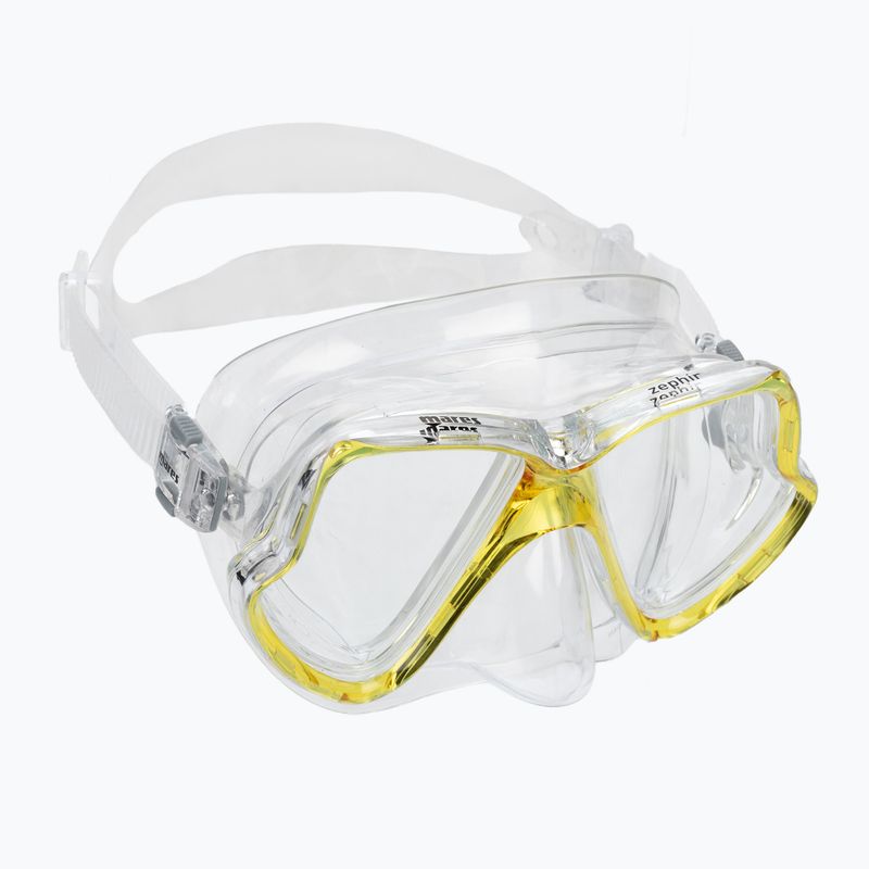 Mares Zephir Tauchset Maske + Schnorchel gelb/farblos 411769 2