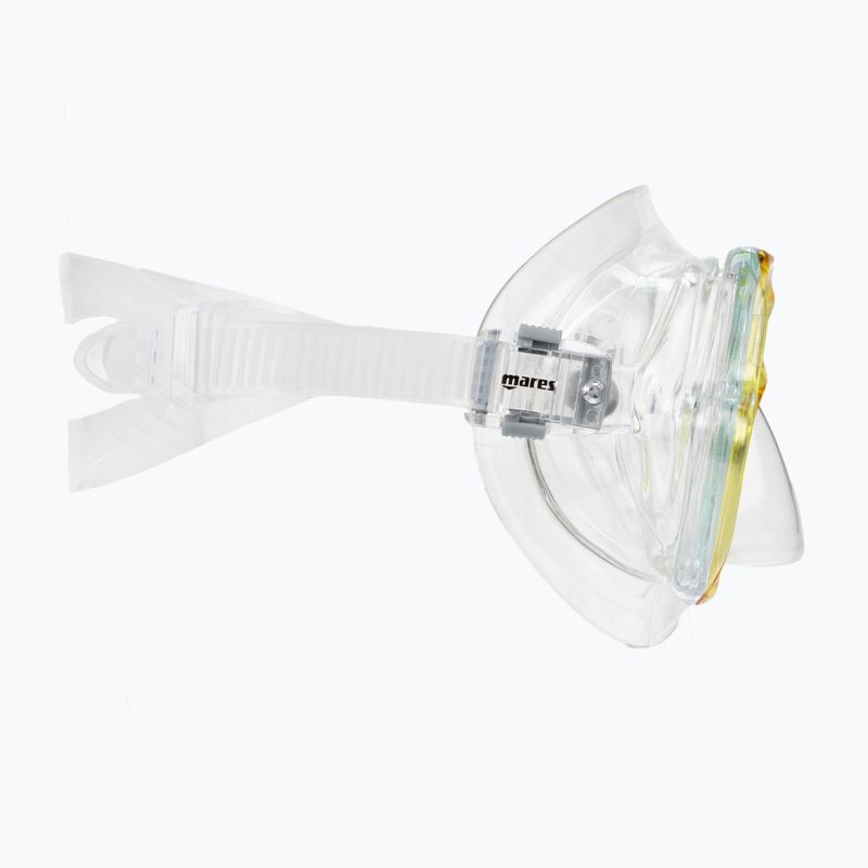 Mares Zephir Tauchset Maske + Schnorchel gelb/farblos 411769 4