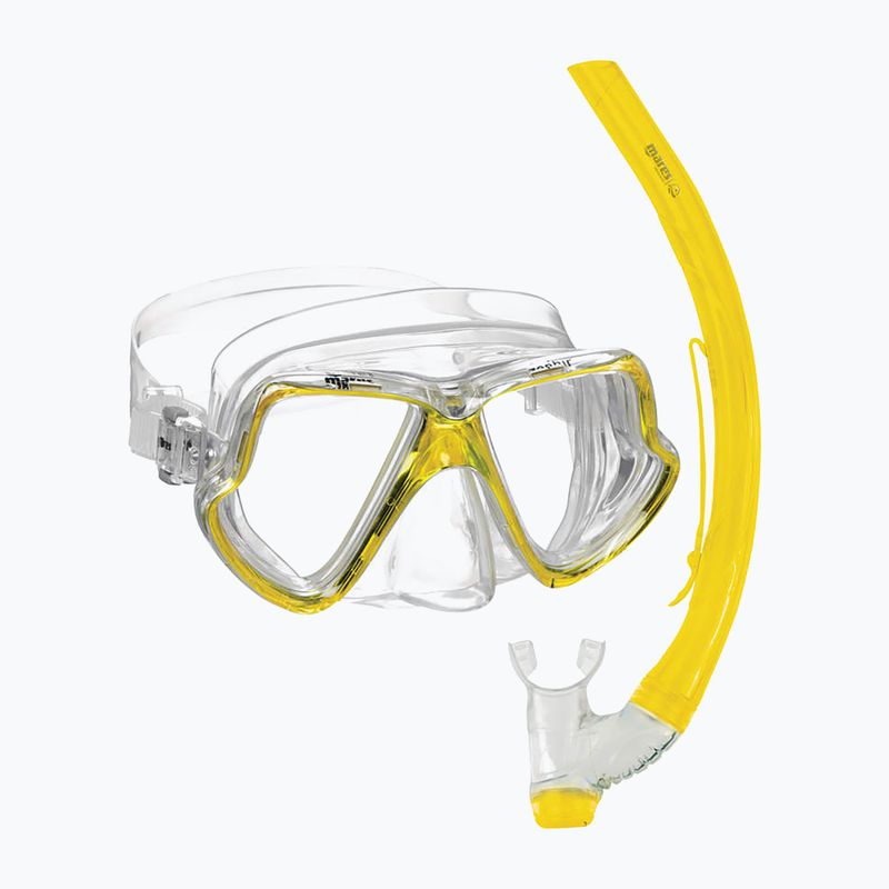 Mares Zephir Tauchset Maske + Schnorchel gelb/farblos 411769 10