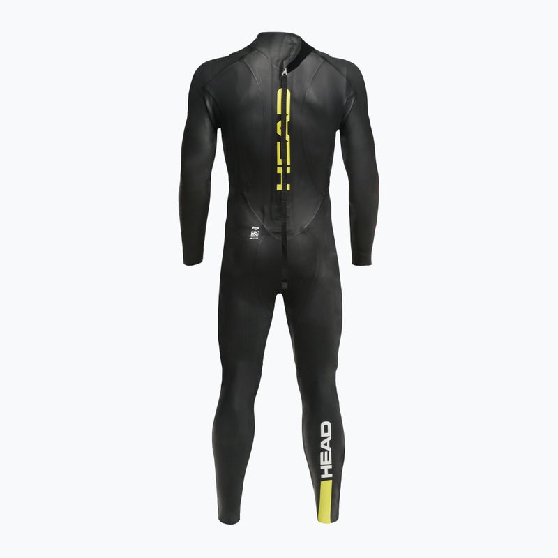 Triathlon neoprenanzug HEAD Ow Free 3.2 BKYW schwarz-gelb 452443 3