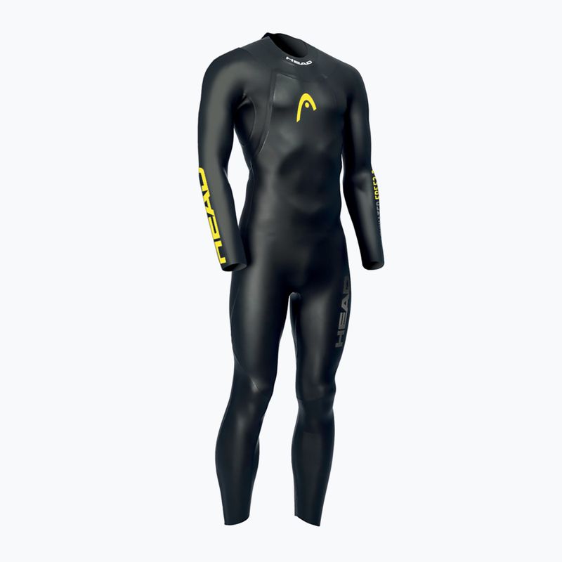 Triathlon neoprenanzug HEAD Ow Free 3.2 BKYW schwarz-gelb 452443 6