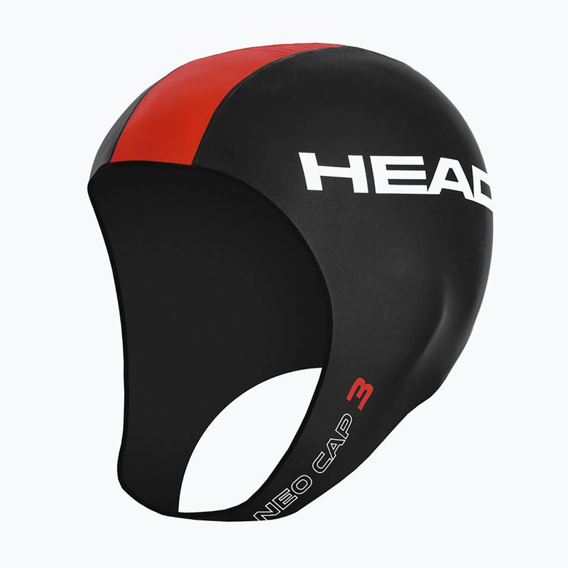 HEAD Neo 3 Badekappe schwarz/rot