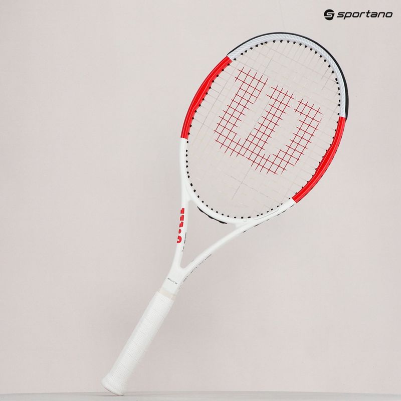 Wilson Six.One Team 95 Cvr Tennisschläger rot und weiß WRT73640U 8