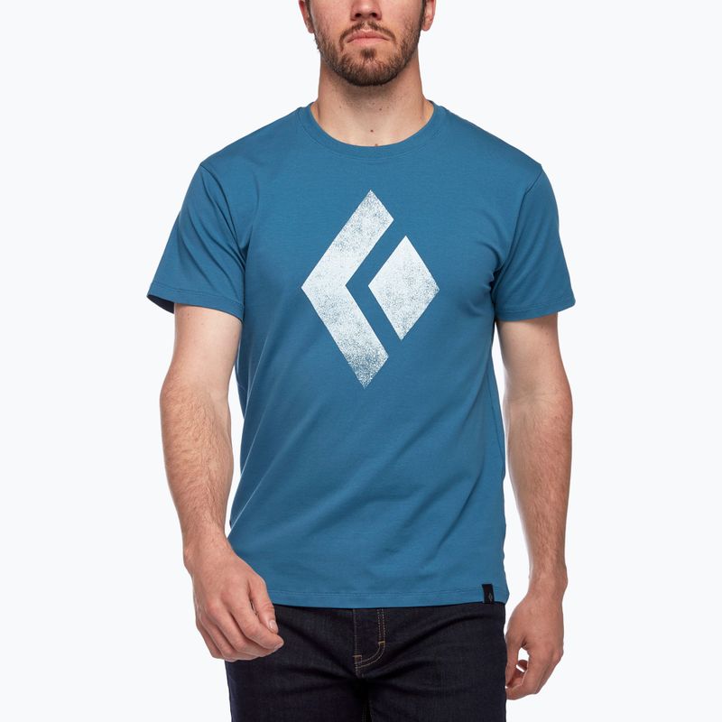 Black Diamond Chalked Up Herren Kletter-T-Shirt blau APUO954002LRG1 2