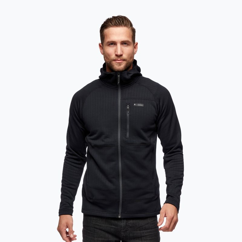 Herren trekking Sweatshirt Black Diamond Factor Hoody schwarz AP74442