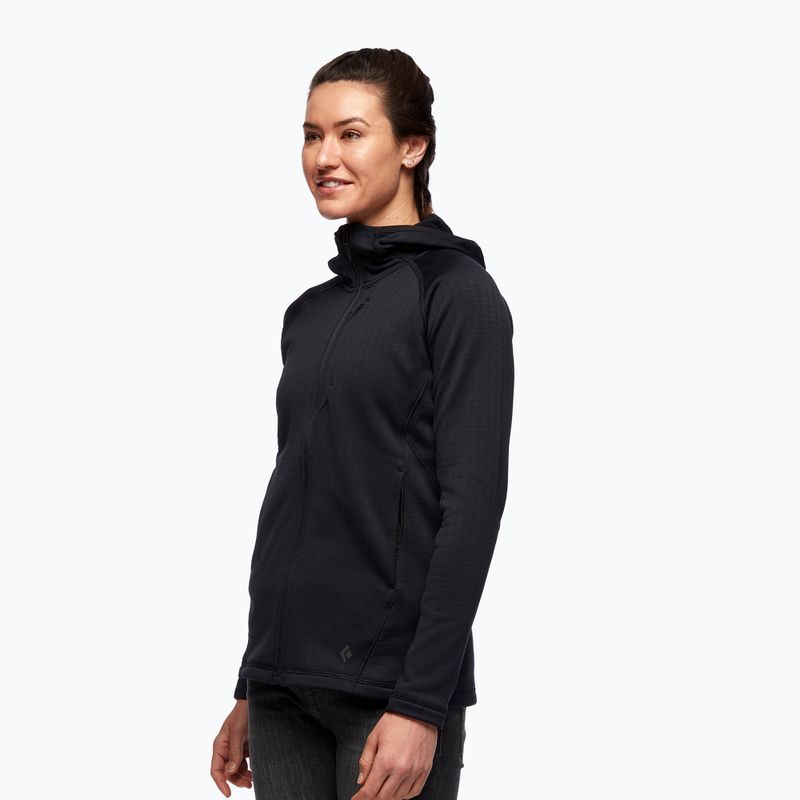 Damen-Trekkingjacke Black Diamond Factor Hoody schwarz AP74482 3