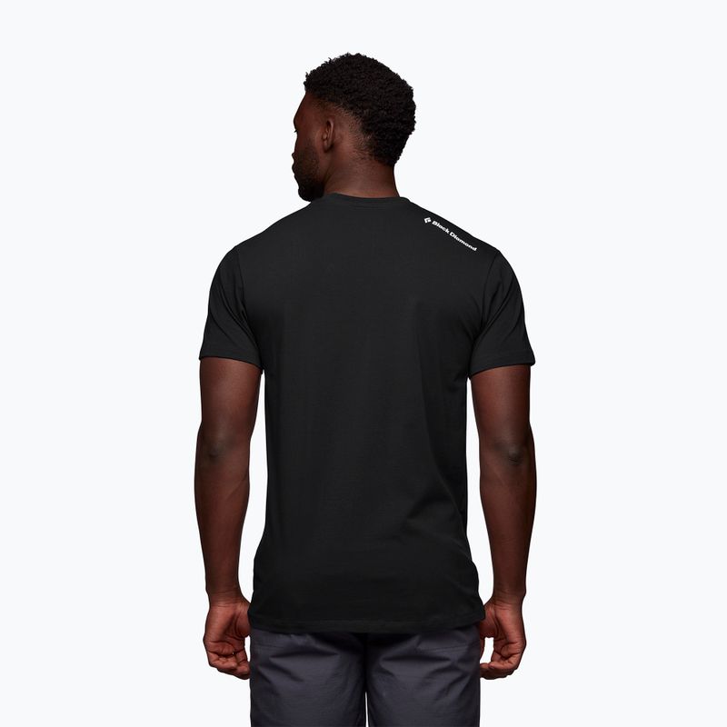 Wandershirt trekking Herren Black Diamond Spaceshot schwarz APGY4V2 2