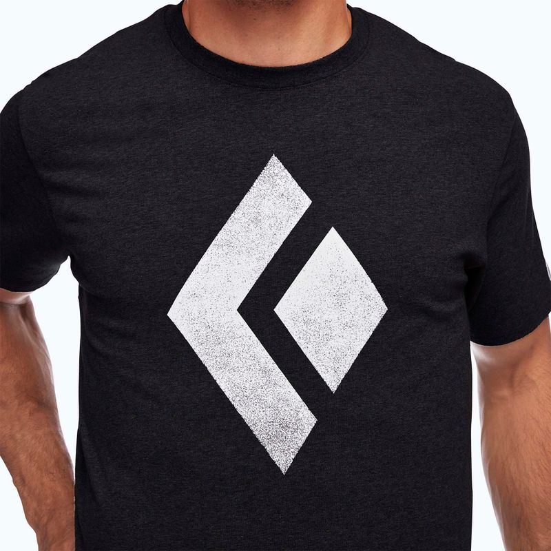 Klettershirt Herren Black Diamond Chalked Up schwarz APUO952