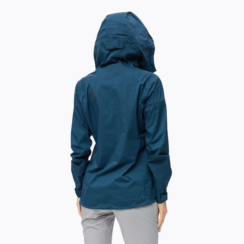 Damen Black Diamond Stormline Stretch Membran regen Jacke in navy blau APM6974014XSM1 4