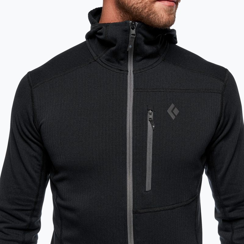 Herren-Trekking-Sweatshirt Black Diamond Coefficient Fleece Hoody schwarz AP7440200002LRG1 4