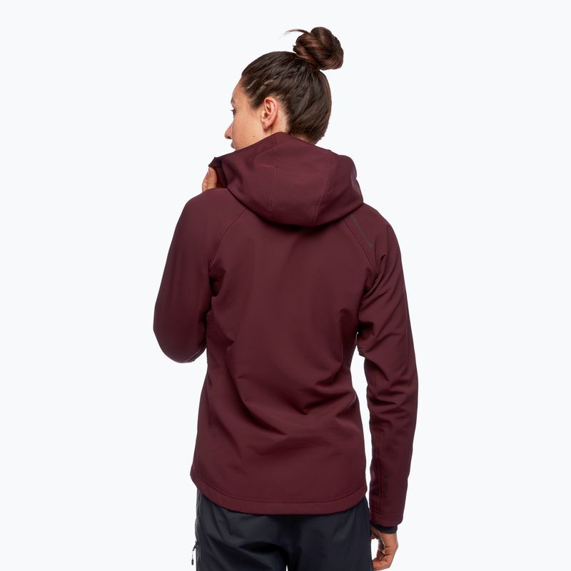 Damen-Softshelljacke Black Diamond Element bordeaux 2