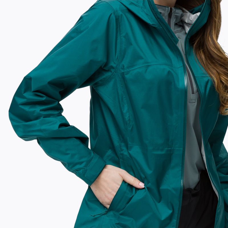 Damen-Membran-Regenjacke Black Diamond Treeline grün AP7450093032XSM1 5