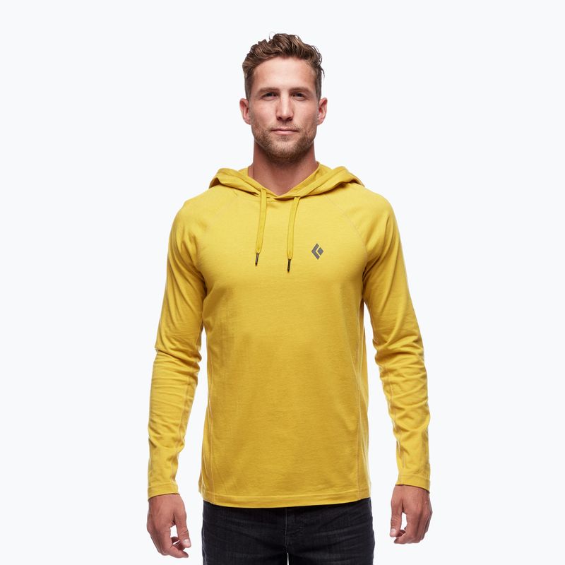 Herren trekking Sweatshirt Black Diamond Crag Hoody gelb AP75276 2