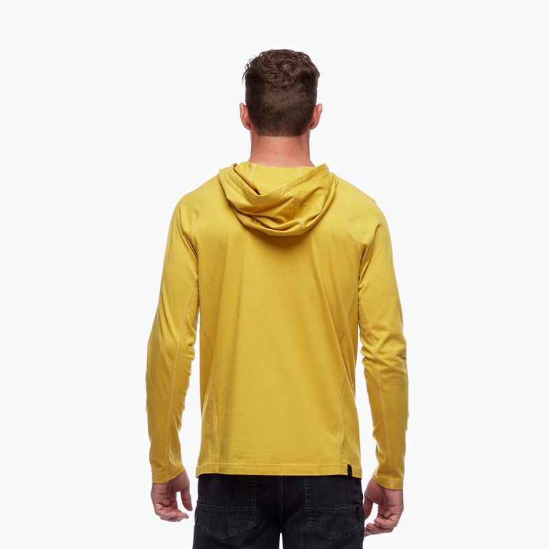Herren trekking Sweatshirt Black Diamond Crag Hoody gelb AP75276 3