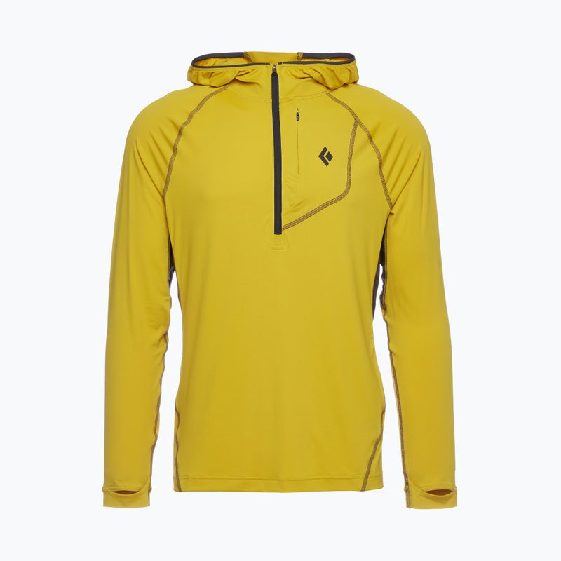 Herren trekking Sweatshirt Black Diamond Alpenglow Pro Hoody gelb AP7528276