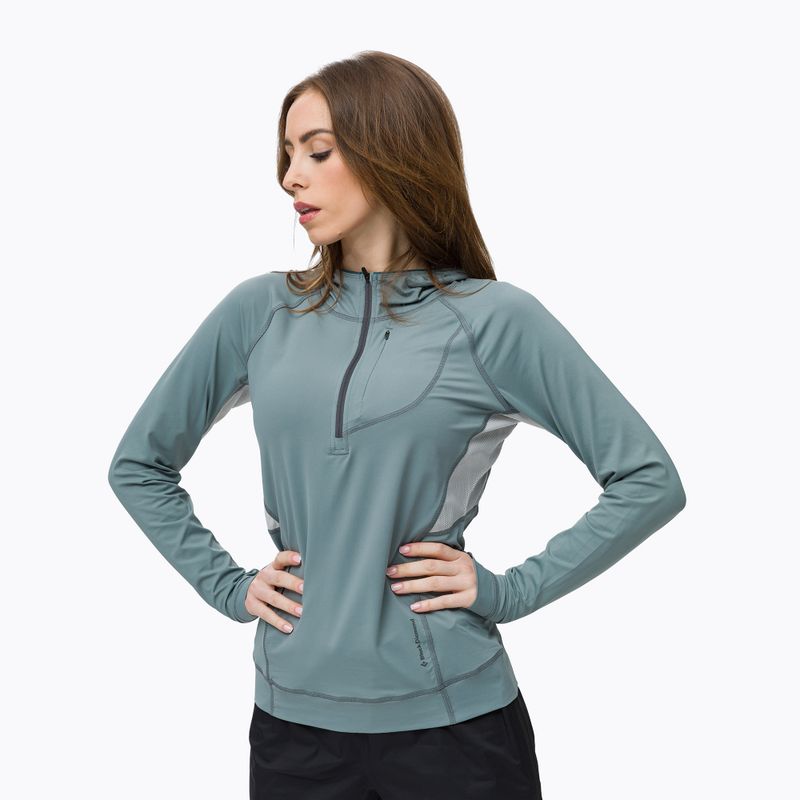 Damen-Trekkingjacke Black Diamond Alpenglow Pro Hoody blau AP7520854030XSM1