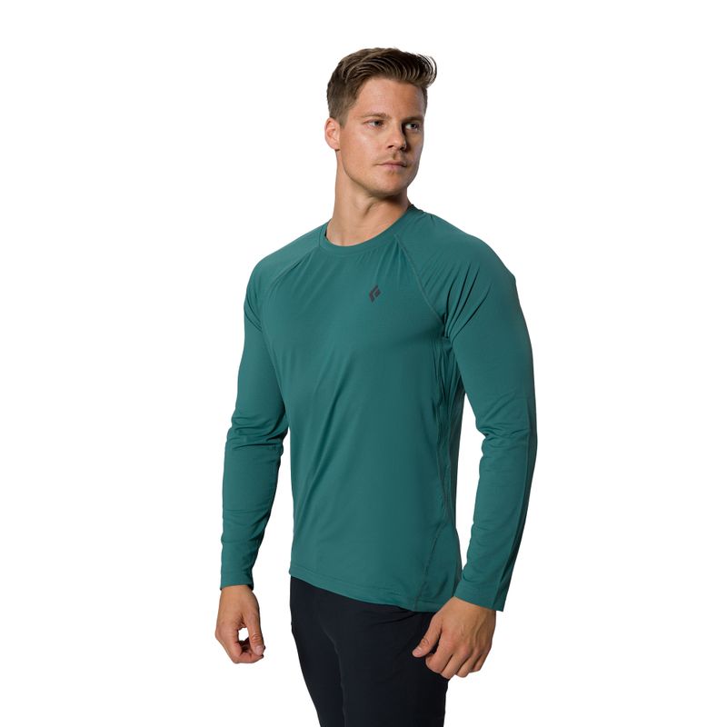 Herren-Trekkinghemd Black Diamond Alpenglow Crew grün AP7520923028SML1