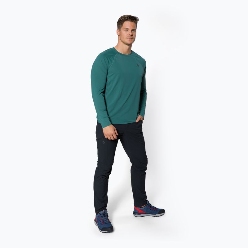 Herren-Trekkinghemd Black Diamond Alpenglow Crew grün AP7520923028SML1 2