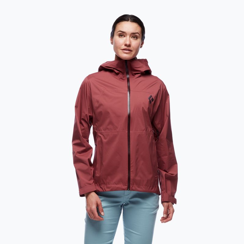 Black Diamond Stormline Stretch Regenjacke für Frauen Rot APM6972009LRG1