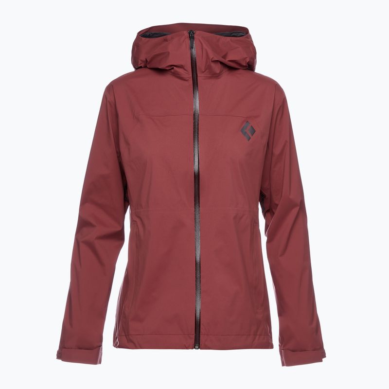 Black Diamond Stormline Stretch Regenjacke für Frauen Rot APM6972009LRG1 6