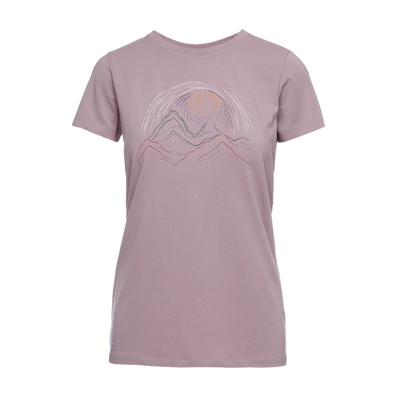 Damen-Trekking-Shirt Black Diamond Summit Scribble lila AP7301225010XSM1