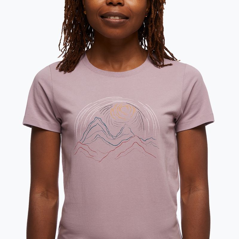 Damen-Trekking-Shirt Black Diamond Summit Scribble lila AP7301225010XSM1 3