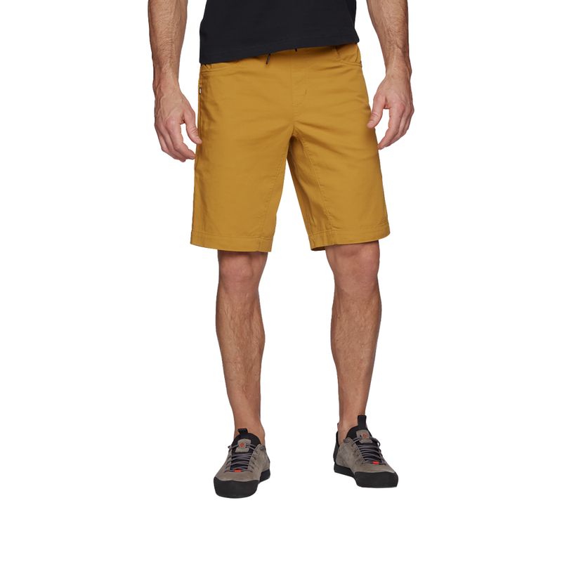 Herren-Klettershorts Black Diamond Notion gelb AP750062