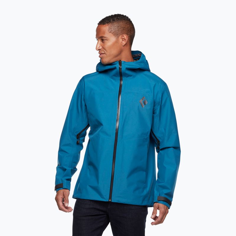 Black Diamond Liquid Point Herren Hardshelljacke blau APK8494015SML1