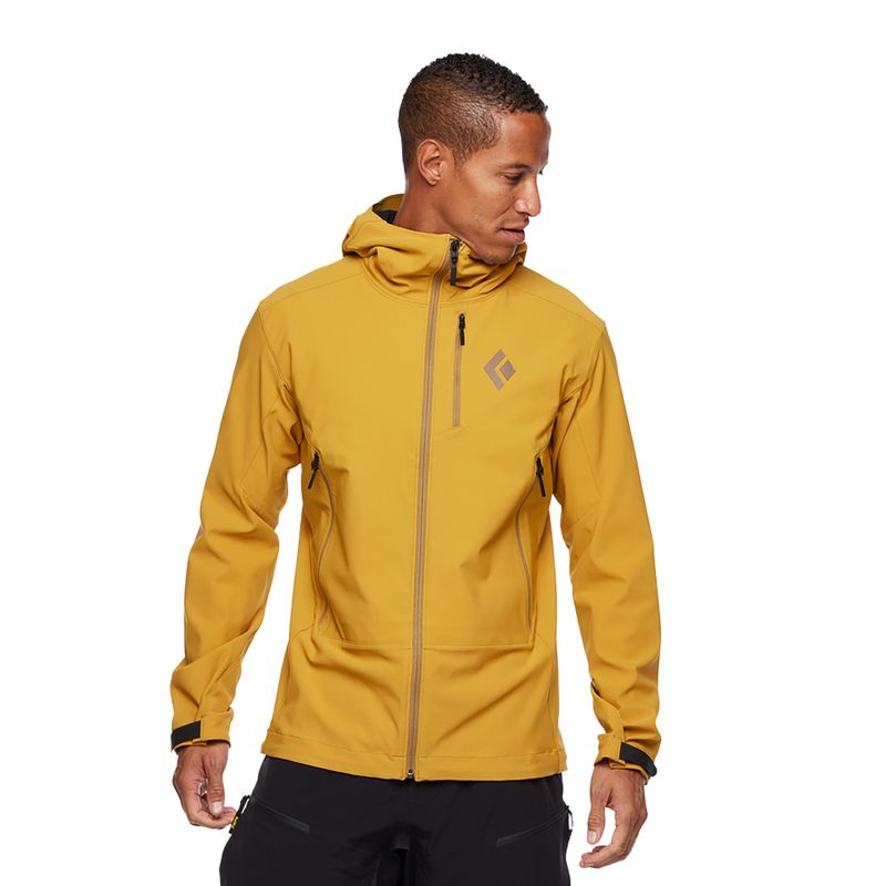Black Diamond Dawn Patrol Herren Softshelljacke gelb APP1SD2007LRG1 5