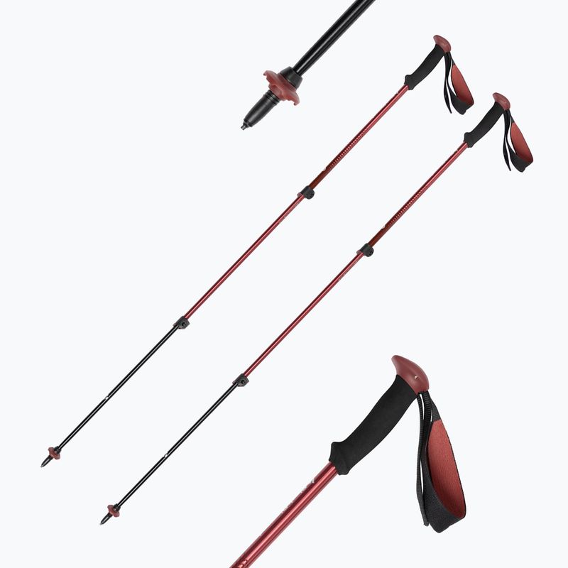 Trekkingstöcke Black Diamond Trail Back Trek rot BD11254863 7
