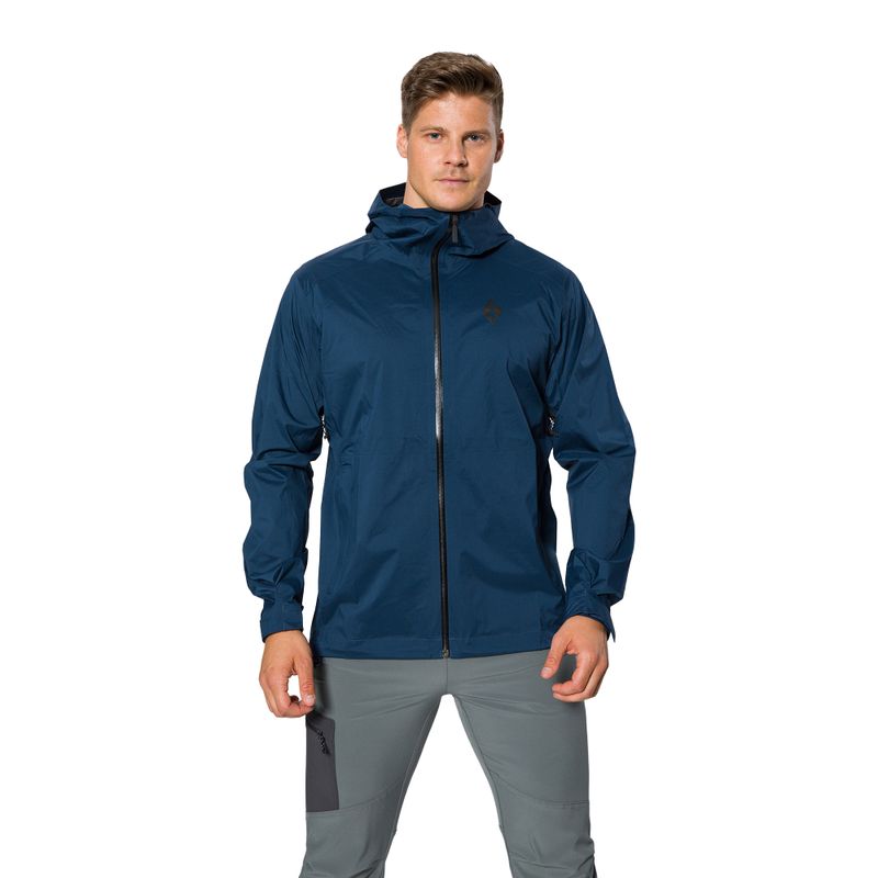 Black Diamond Herren Stormline Stretch Regenjacke navy blau APCDT04013SML1