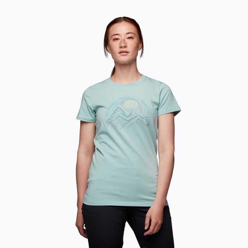 Damen-Trekking-T-Shirt Black Diamond Summit Scribble blau AP7301224012XSM1