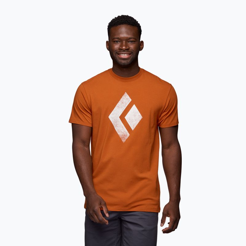 Black Diamond Chalked Up Herren Kletter-T-Shirt orange APUO956041LRG1