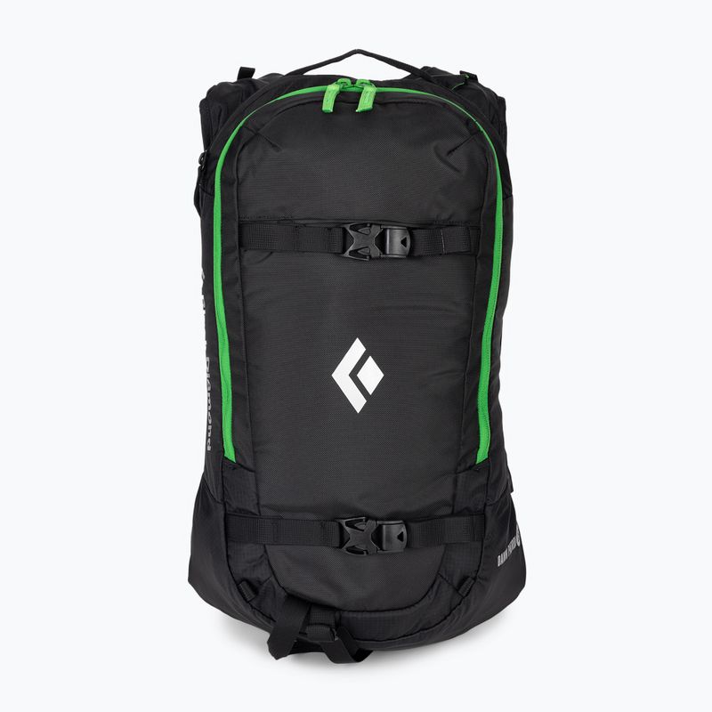 Black Diamond Dawn Patrol 15 schwarzer Fallschirmspringer Rucksack