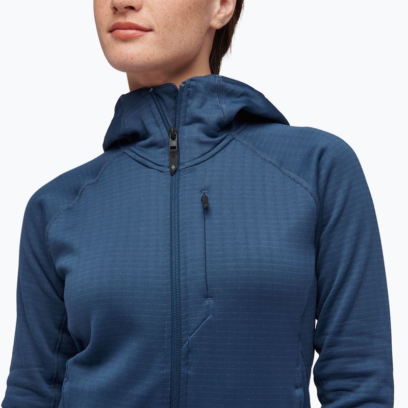 Damen-Trekkingjacke Black Diamond Factor Hoody navy blau AP7440804014LRG1 4