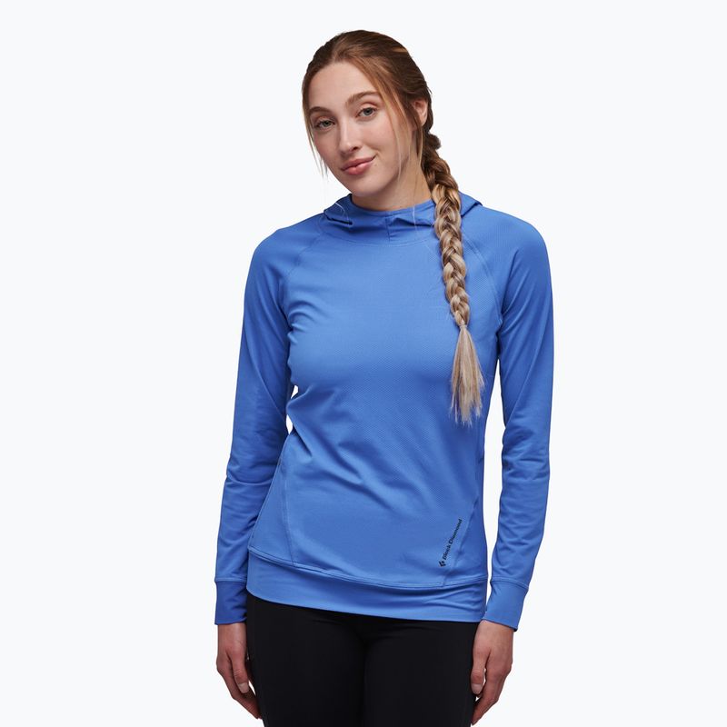 Damen-Trekkingjacke Black Diamond Alpenglow Hoody blau AP7528463