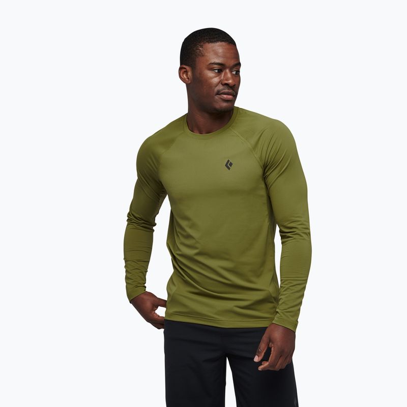 Herren trekking Sweatshirt Black Diamond Alpenglow Crew Camp Green AP75292339 6