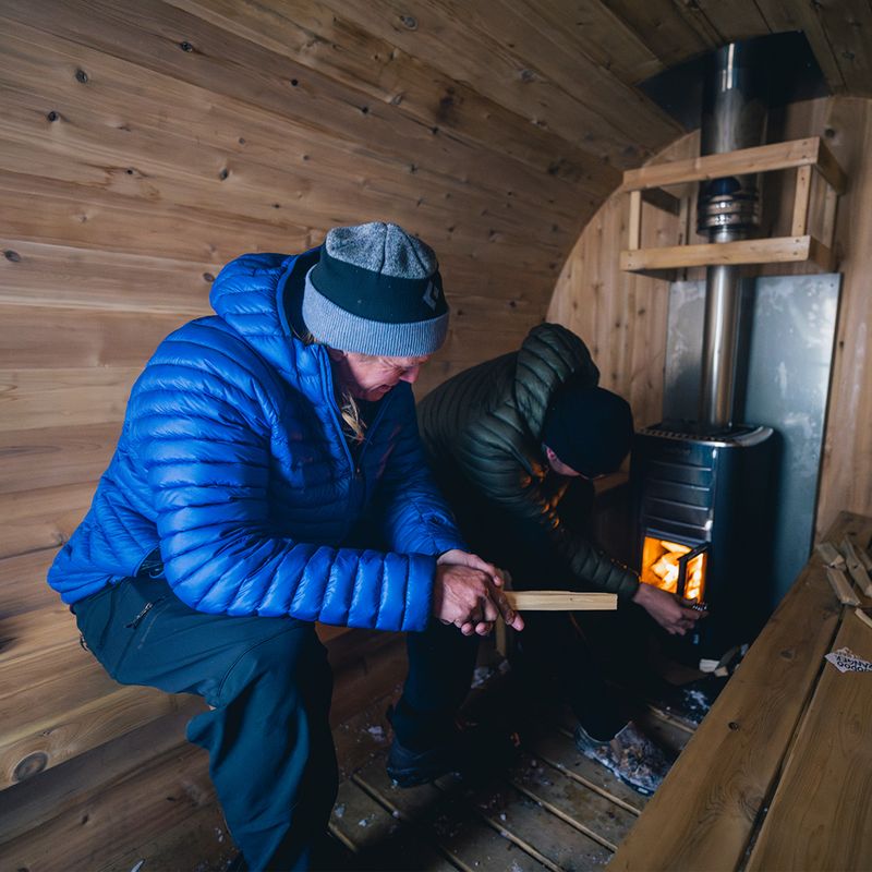 Herren Daunenjacke Black Diamond Approach Down Hoody drifter blau 10