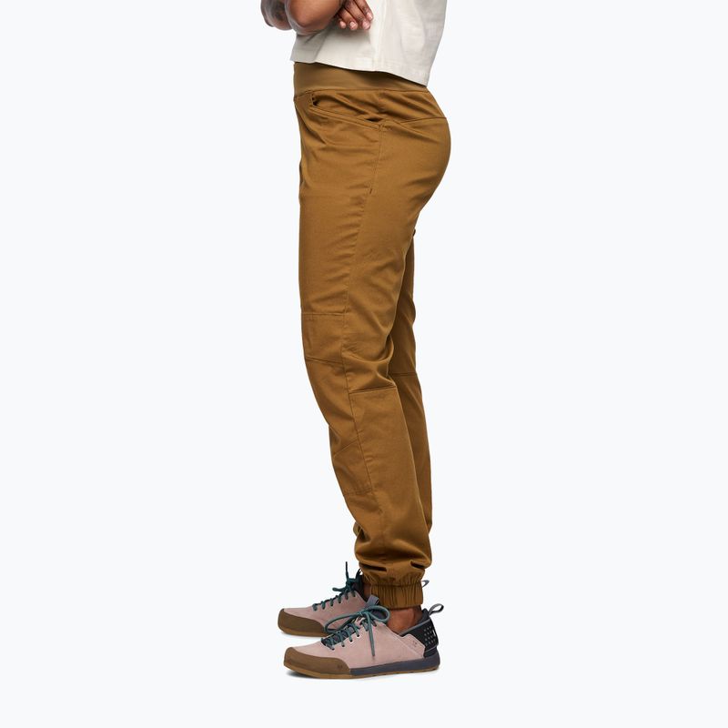 Damen Kletterhose Black Diamond Notion Sp Pants dark curry 2