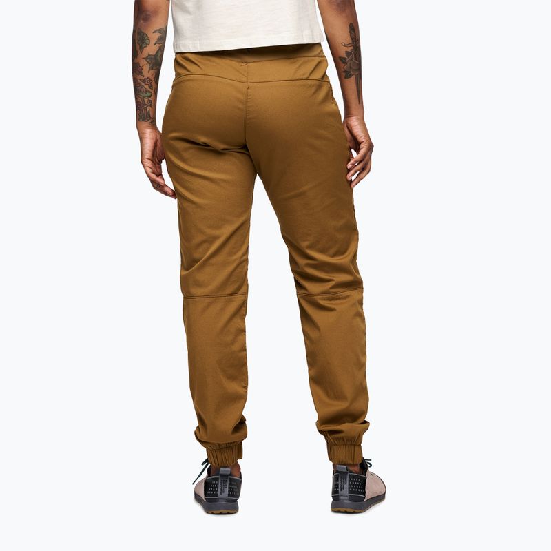 Damen Kletterhose Black Diamond Notion Sp Pants dark curry 3