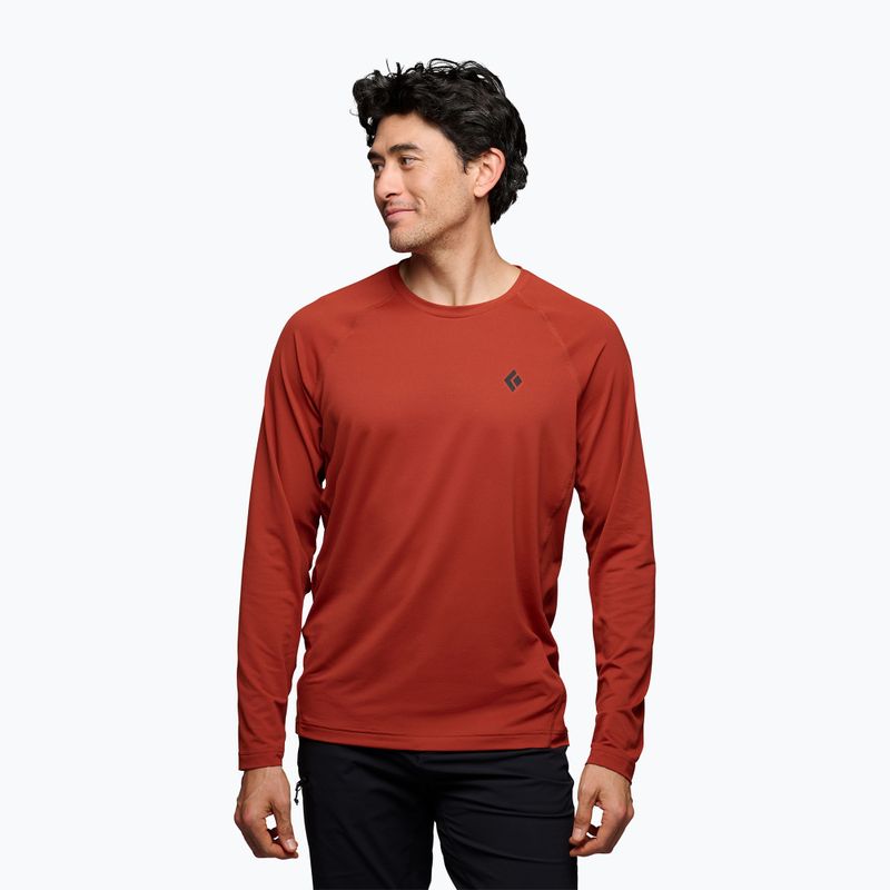 Herren-Trekking-Sweatshirt Black Diamond Alpenglow Crew burnt sienna