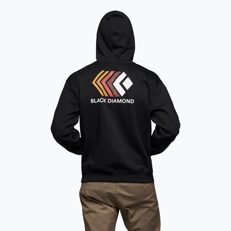 Men's Black Diamond Faded Full Zip Hoody schwarz 2