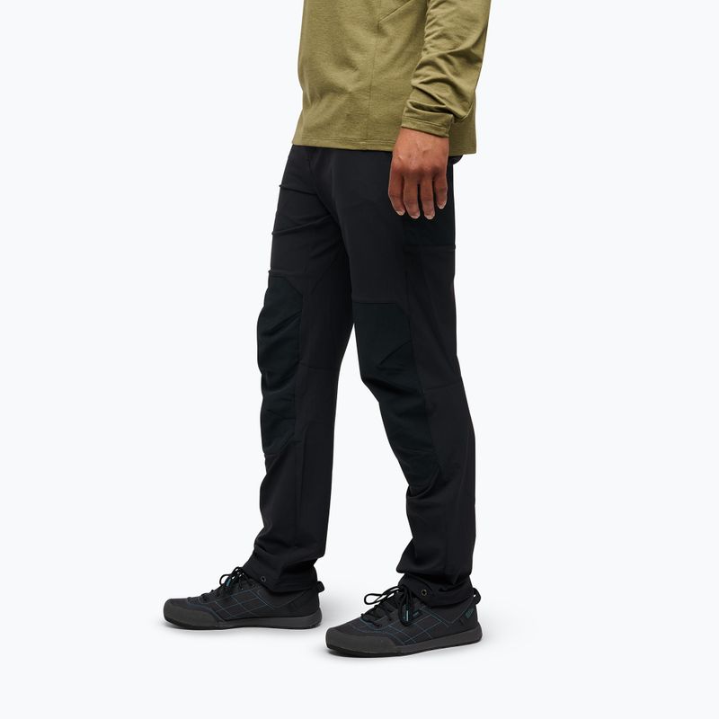 Herren-Trekkinghose Black Diamond Alpine Hybrid schwarz/schwarz 3