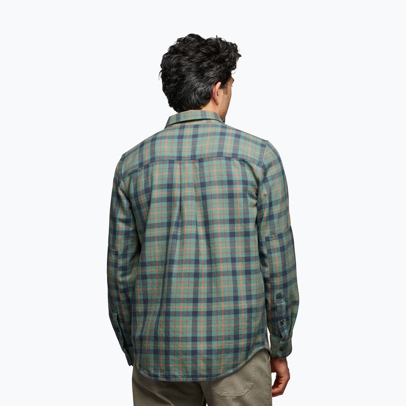 Herrenhemd Black Diamond Project Twill laurel green/charcoal 2