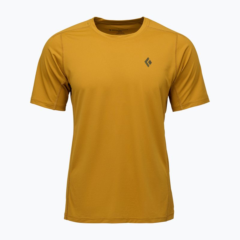 Herren Black Diamond Distance SS Tech Tee bernsteinfarbenes T-shirt 5