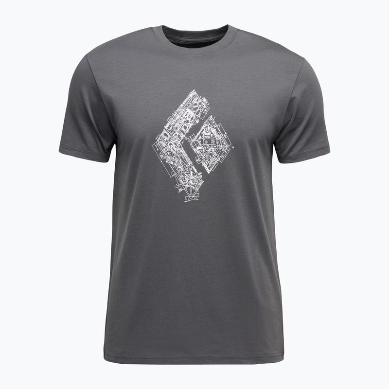 Herren Black Diamond Engineered T-shirt SS Tee anthrazit 5