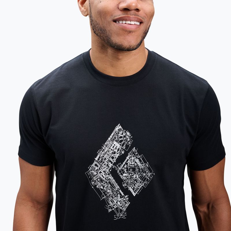 Herren Black Diamond Engineered Diamond SS Tee schwarz 4