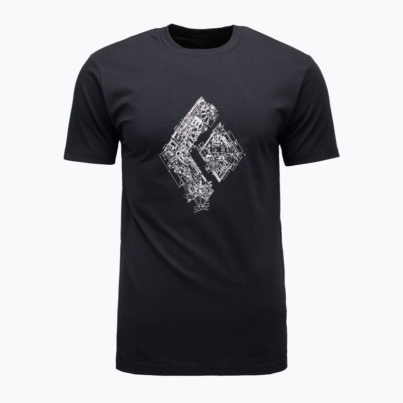 Herren Black Diamond Engineered Diamond SS Tee schwarz 5